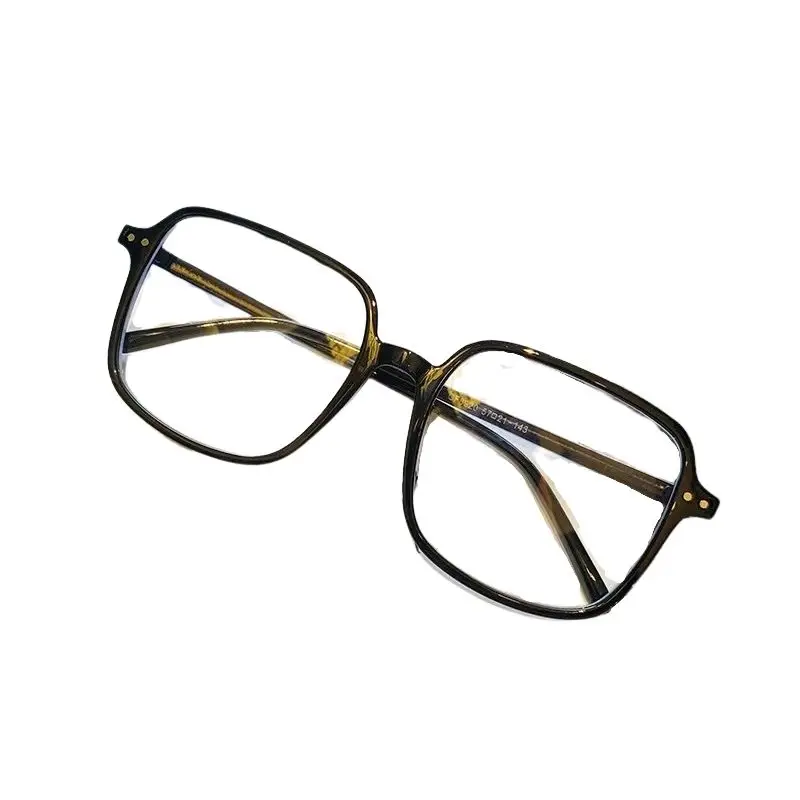 Shuoyang Factory large square frame glasses frame creative rice nail black thin can be matched with myopic glasses