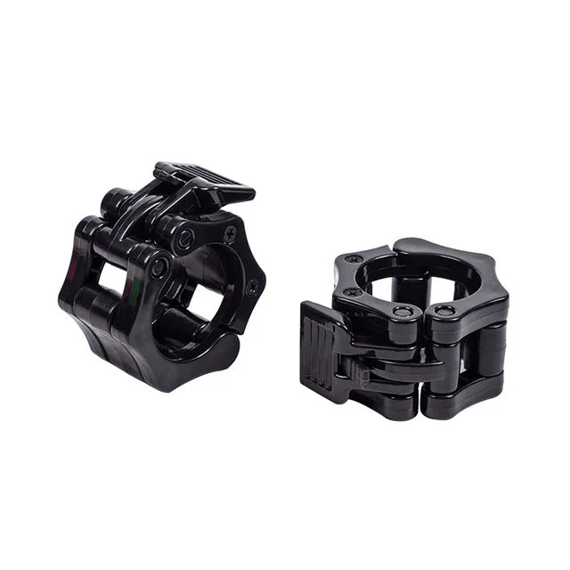 Commercial Home Gym Weight Lifting Plastic nylon weight plates Protect Barbell Collar Clips twizers for Bars