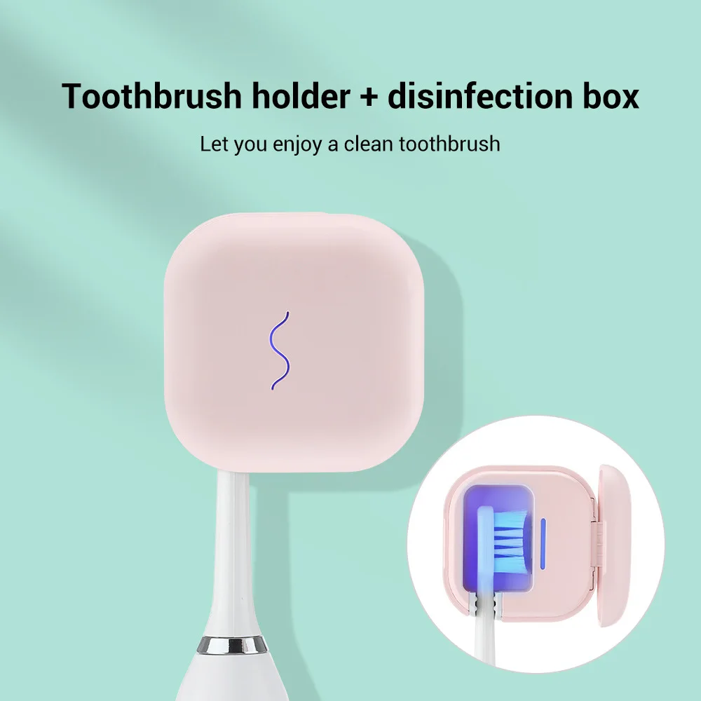 Intelligent toothbrush sterilizer portable UV drying sterilization box travel Mini toothbrush head disinfection box