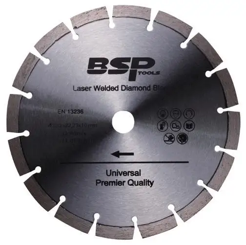 350 mm Professional Segmented Laser Welded Cutting Discs For Concrete Long working life and superior performance