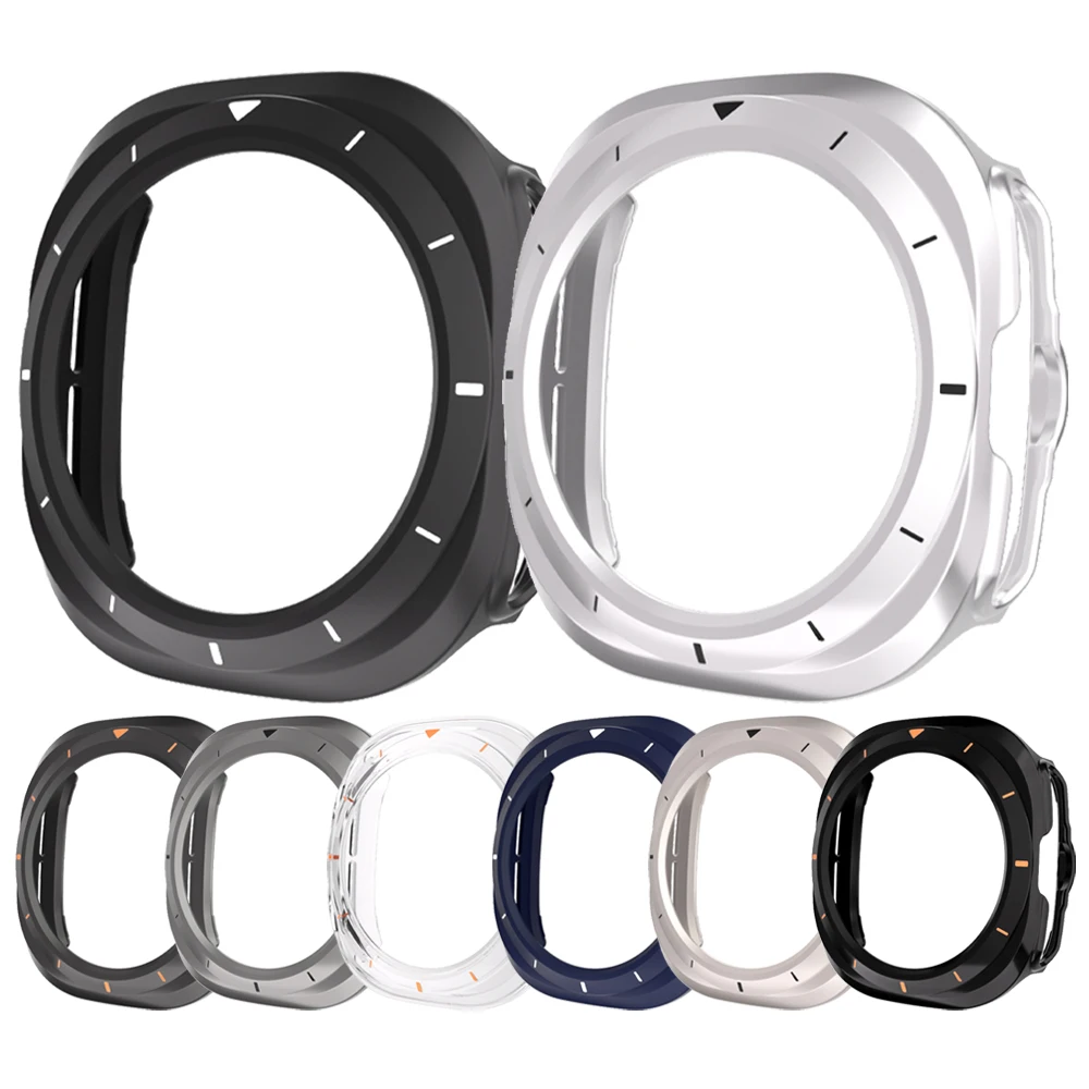 Eraysun full package hollow integrated scale protective Case for Samsung Watch 7 47mm Ultra  Watch Case