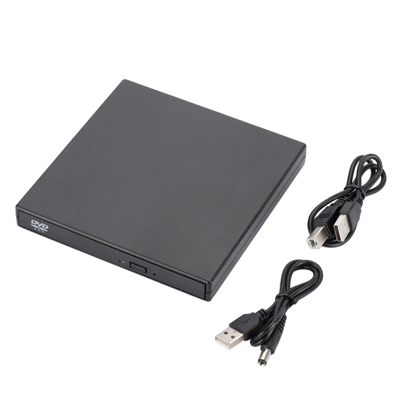 Тонкий внешний оптический привод USB 2 0 DVD комбо ROM/CD-RW записывающийся-Plug and Play для Macbook ноутбука настольного компьютера