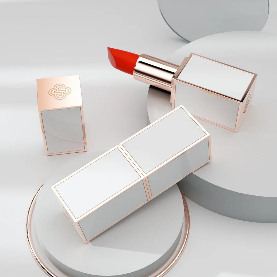 make up lip stick private label long lasting and high quality lipstick with white tube