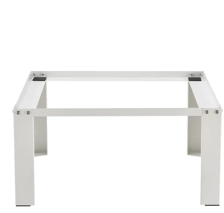 Height Standing Foot Metallic White Convenient Hard Bracket Refrigerator Washing Machine Pedestal Rack Stand Base