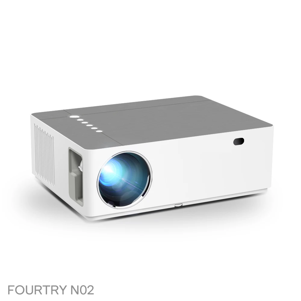 [FOURTRY N02 1080P Home Projector] Amazon Hot Full HD 4K LED LCD 1920*1080 Built-in Speaker Video Beamer Multimedia Version