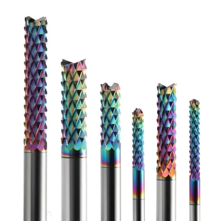 Good Quality HRC45 HRC60 HRC65 solid carbide gong knife corn-Milling Cutter CNC lathe machine tools for PCB