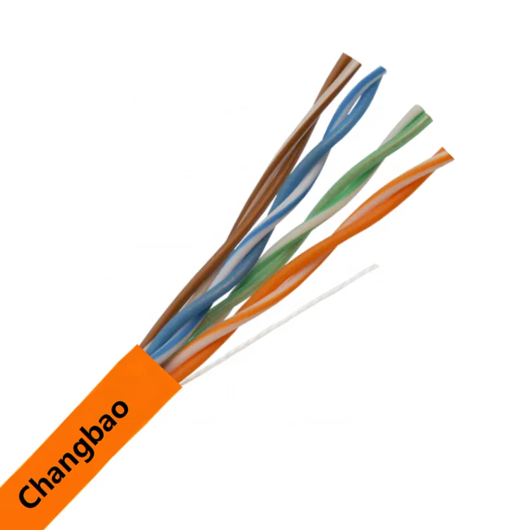 Утвержденный ETL UTP или FTP Cat5e Cat6 Cat6a FEP CMP внутренний пленочный кабель Ethernet-кабель CHANGBAO
