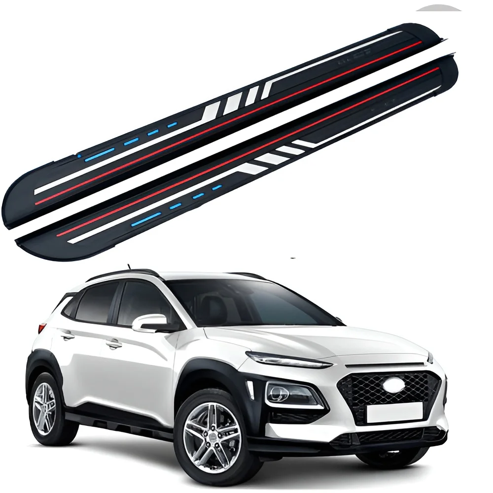 Exterior Accessories Running Board Side Pedal Nerf Bar Side Step For 2018-2022 Hyundai Kona