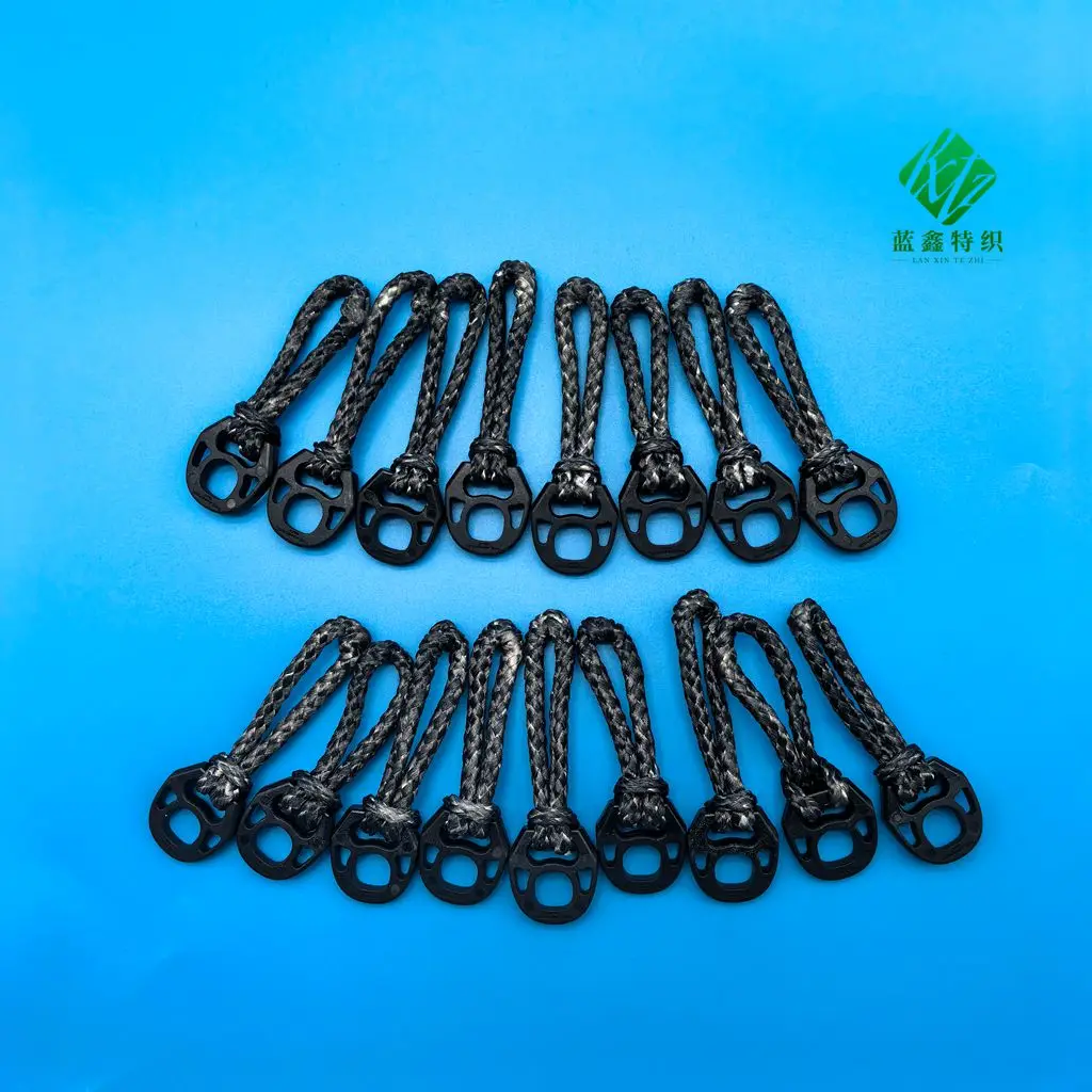 Wholesale Customized Amsteel Rope 8cm Length Cinch Buckle Continuous Loop For Hammock suspension UHMWPE lanyard