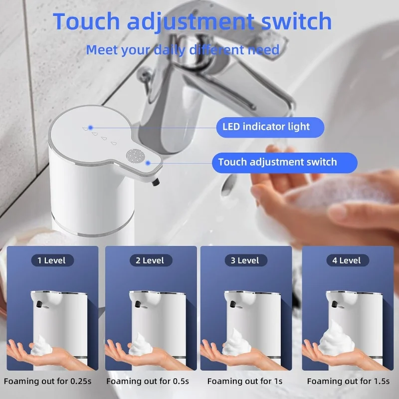 Automatic Sensor Soap Dispenser Visual Dosage Four Speed Power Intelligent sensing without touch Liquid Soap Dispensers