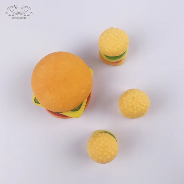 OEM Factory Bulk Gummies Bonbon Colorful Sweet 50g Hamburger Jellopy Gummy Candy