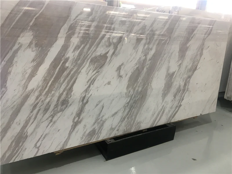 High polished  quality burdur alaska jazz kavala white marble floor tile design botticino exotic marble slab and tile