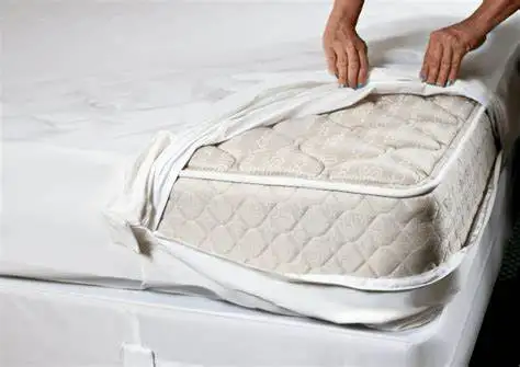 Odor-neutralizing queen-size with zipper, 100% Polyester to eliminate odors mattress protector