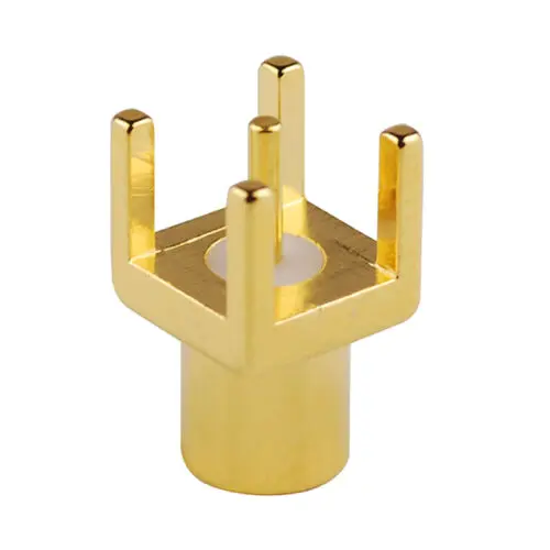 MCX Type Female Socket Mount PCB Board straight 50ohm RF Coax Adapter Connectors