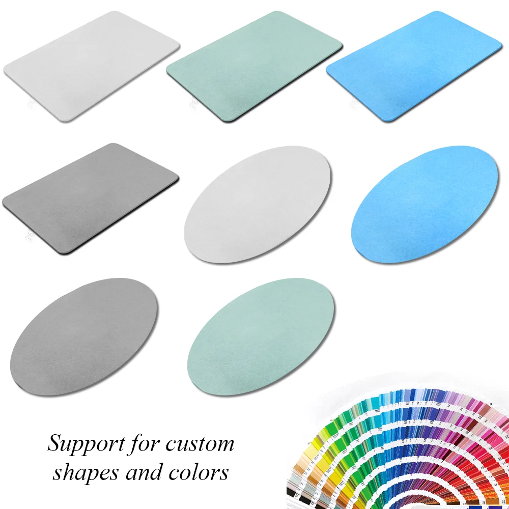 DIY Absorbent Mat Bathroom Shower Mats OEM Anti-slip Durable Floor Mat