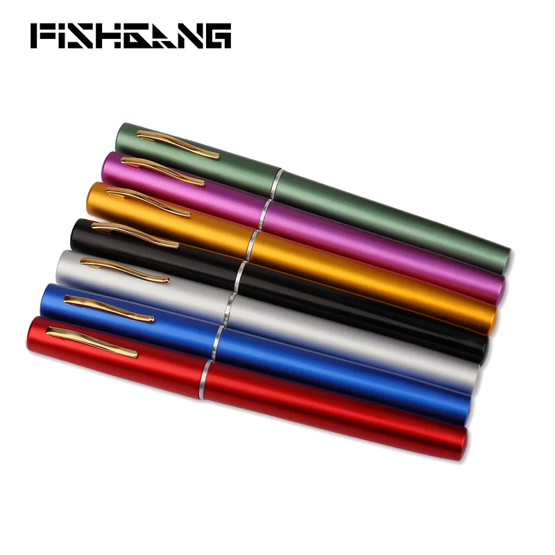 FISHGANG 1m 1.4m quality telescopic pocket mini fishing rod in pen case pen fishing rod and reel combo