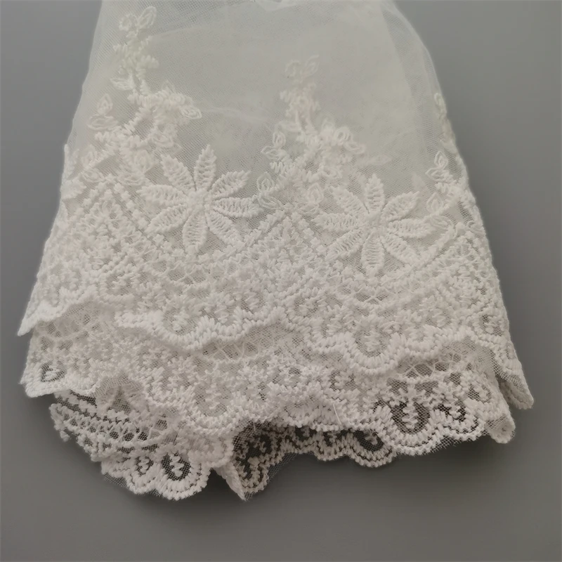 Hot Sale High Quality Water Soluble Lace embroidery mesh lace Trim Lace For Lingerie