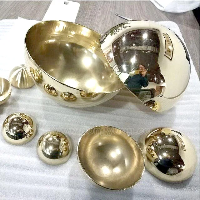 8 дюймов латунный шаровой зеркало полусферы для крытого украшения аксессуары светильников