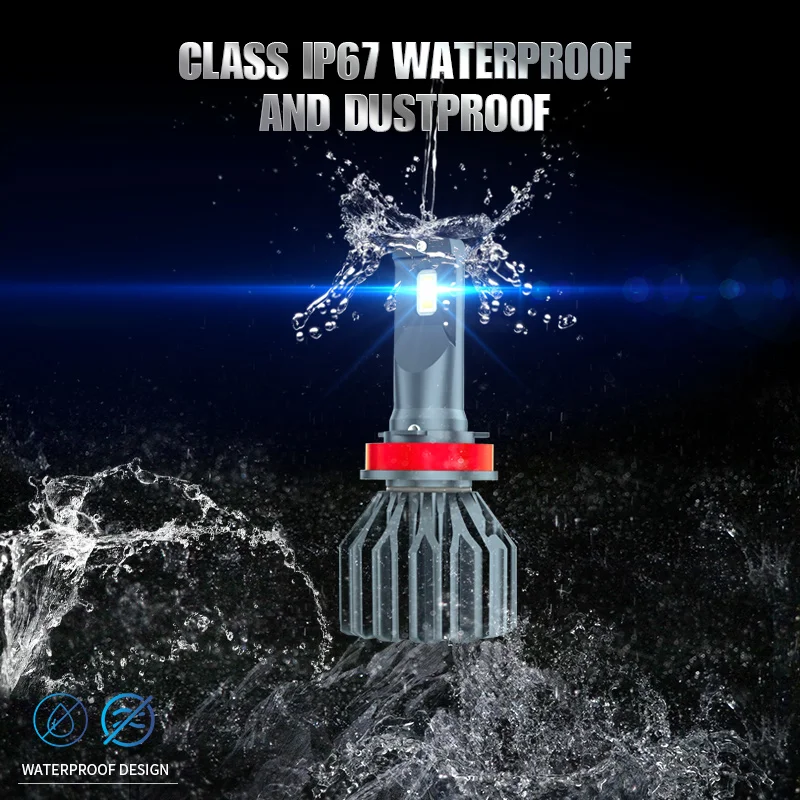 HAIZG Auto Lighting Systems 75w 15000lm H7 Bulbs Headlights Lamp H1 H4 H11 9005 Car Led Headlight bulb Canbus