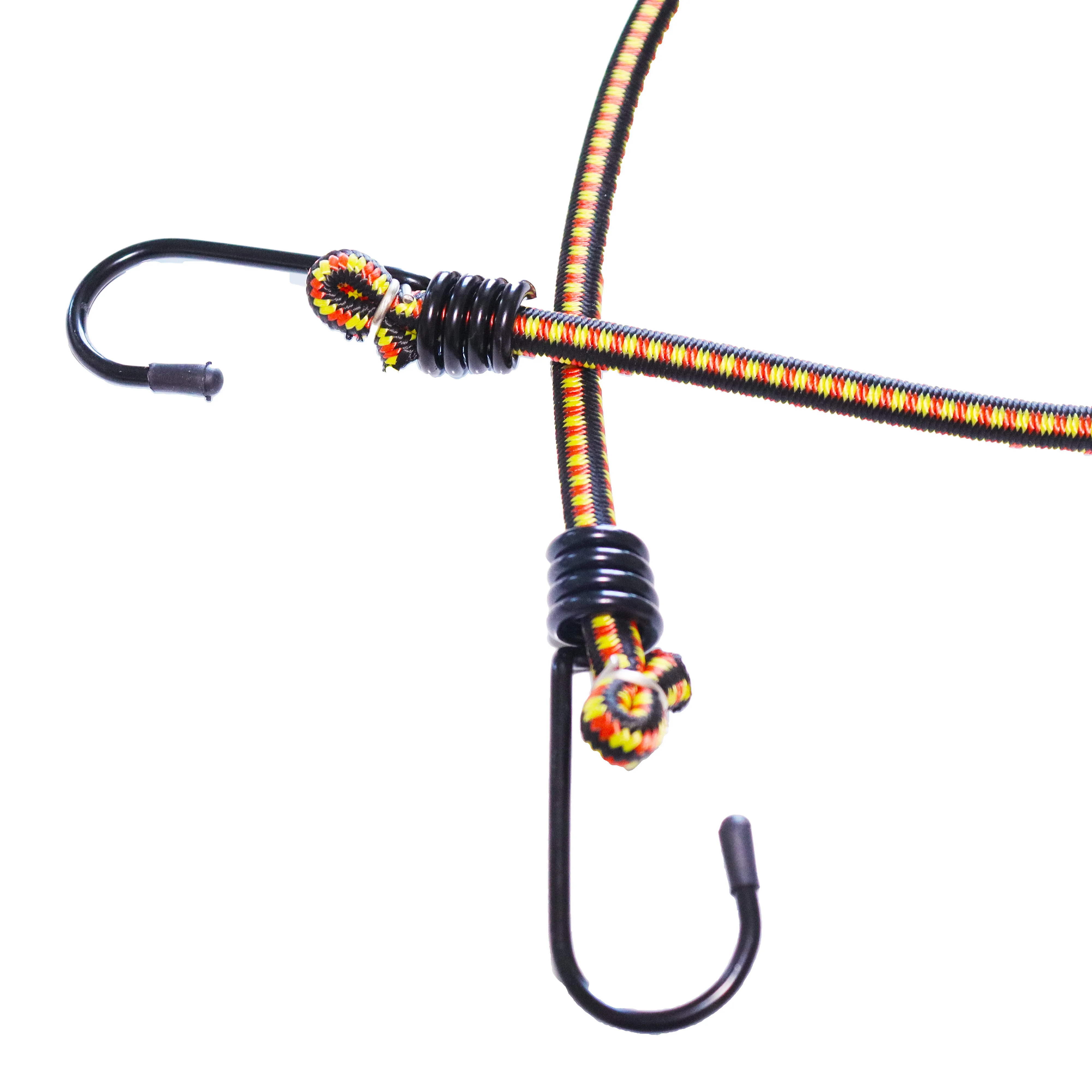 Heavy Duty Bungee Cord Rope Ties Buckle Elastic Bungee Cord for Tent with Plastic Latex Customized Camping Logo Time Outdoor TEX