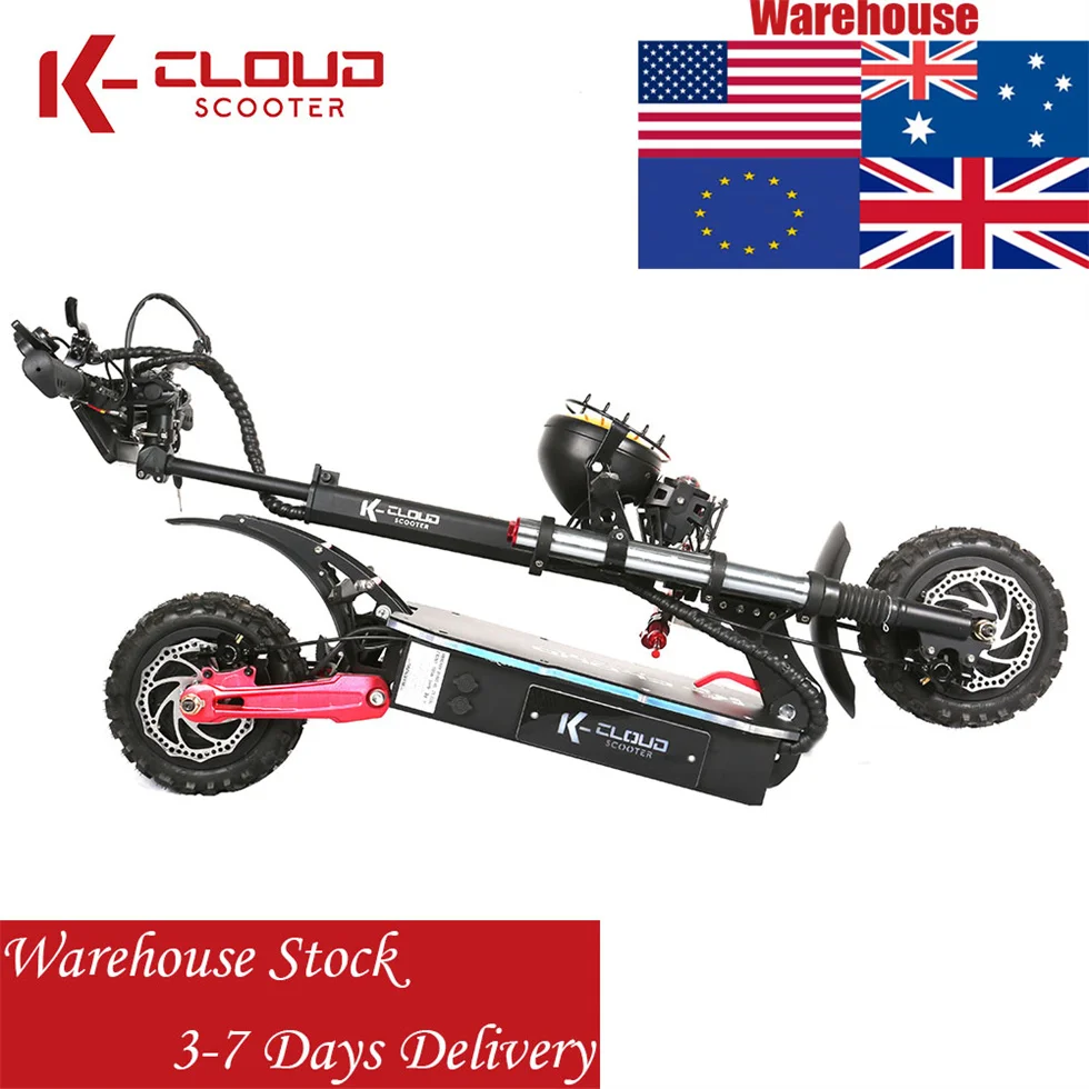5600W 60V 11 Inch Dual Motor Electric Scooter 80Km/H Uk E-Scooter With Seat Patinete Electrico Elektro Scooter