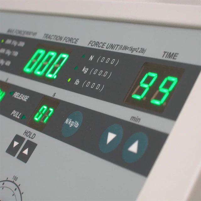 Neck Traction Machine Electric Cervical Lumbar Traction Device Spine Traction Unit for Physiotherapy Decompression Table