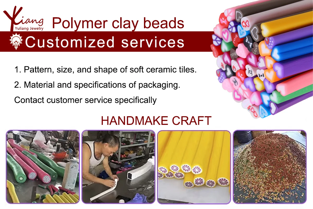 wholesale 500pcs  2024 dog polymer clay beads  are used for handmade jewelry making bracelets, necklaces for kids  woman