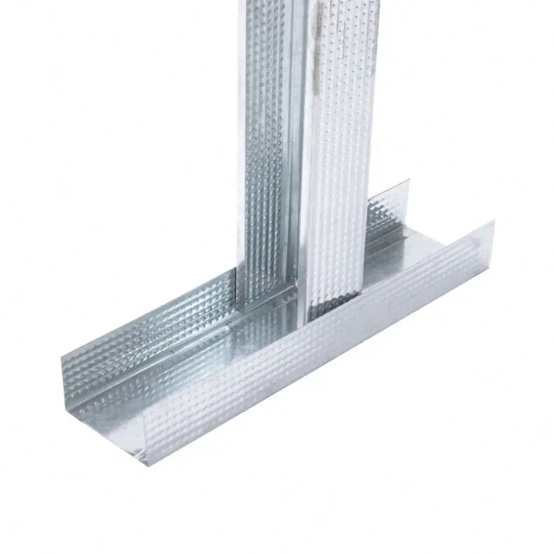 Drywall Galvanized Metal Stud And Track Wall Framing Resilient Channel stud Strack For Drywall
