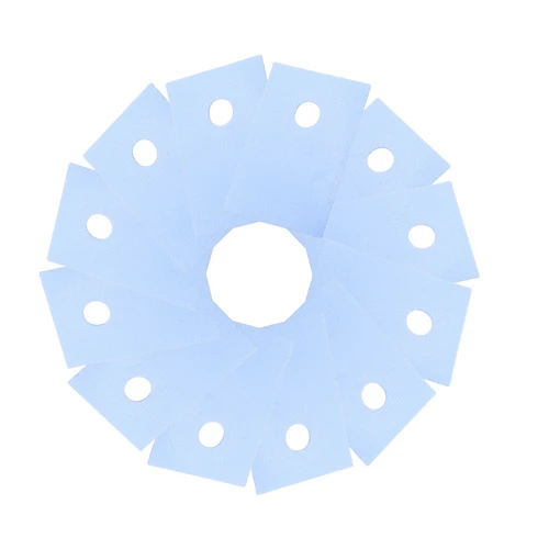 White TO-220 Transistor Plastic Washer Insulation Washer + Pads Silicone