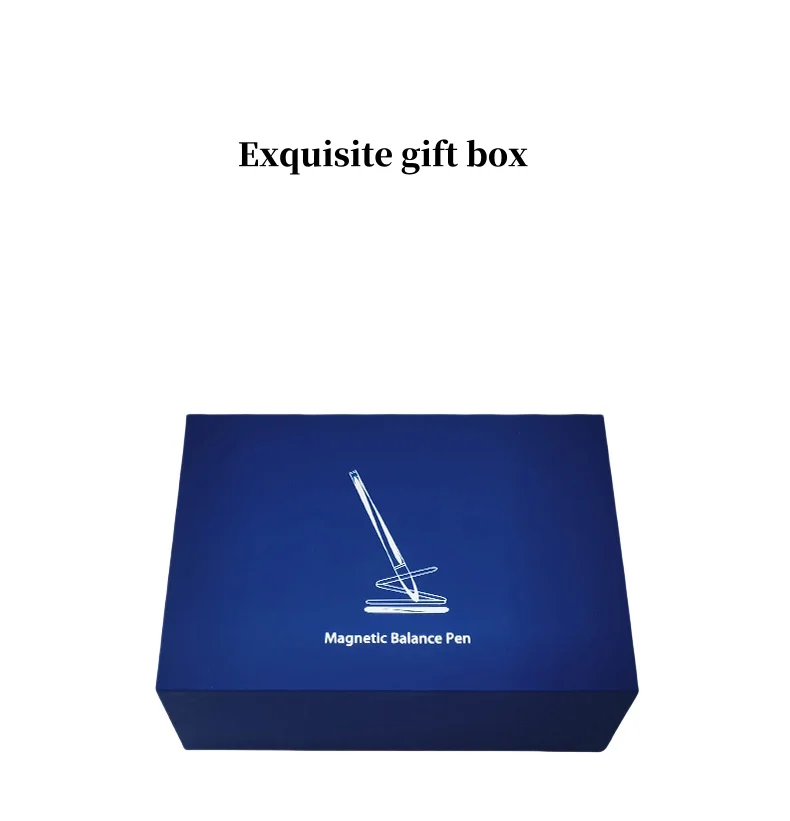 New Design Multifunction Magnetic Levitating Stand Pen Neutral Hover Blue Glitter Gel Ink Holiday Gift Relief Stress Pen Metal