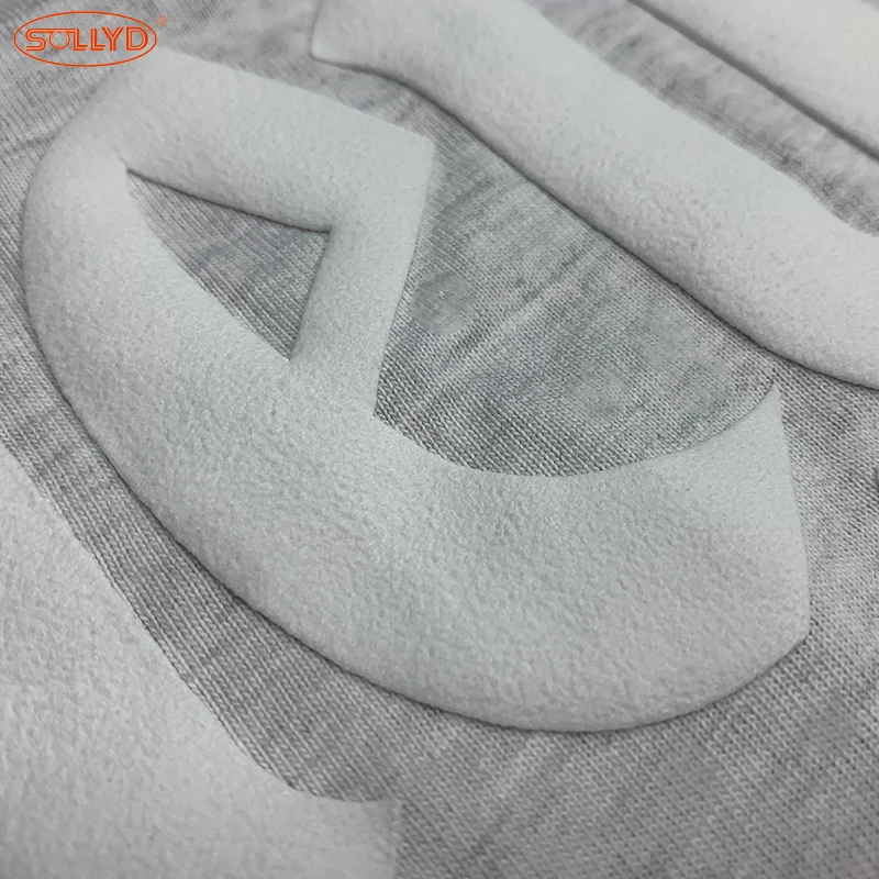 SOLLYD RG-2611 Textile 3D three-dimensional Excellent washing Skin-feel  puff screen printing silicone ink