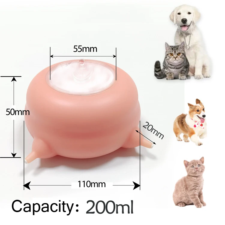 New automatic feeding water milk feeder pet breastfeeding silicone nipple milk feeder for puppies
