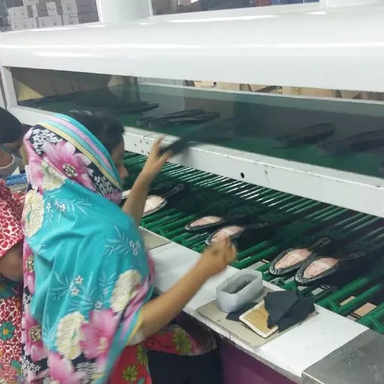 Машина для производства обуви, двухслойная Спортивная производственная линия для сборки обуви