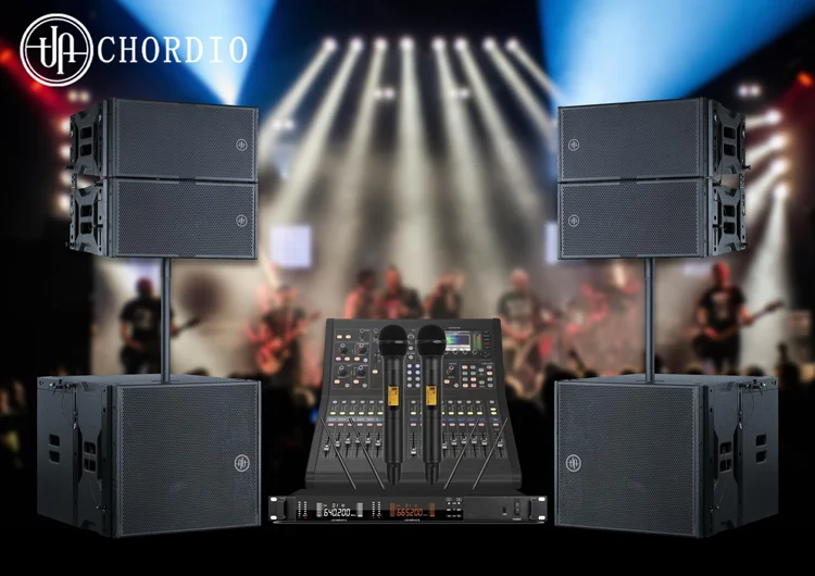 L210S Active Portable Line Array Speakers 18 Inch 2 Way Speakers 18 Inch Subwoofers As Line Array System For Performance
