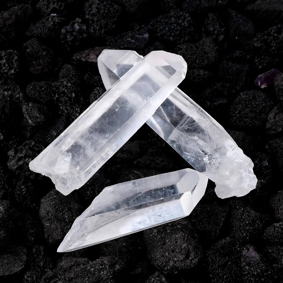 Wholesale natural crystal irregular shape large size clear quartz single crystal for decoration