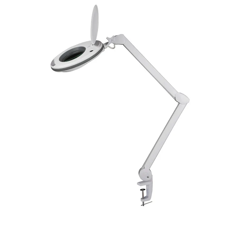 China factory direct sale lighted magnifying makeup mirror flash light with magnifying glass