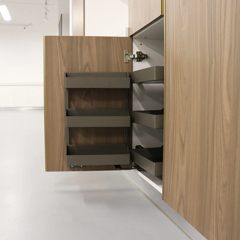 Floor cabinet easy to accept