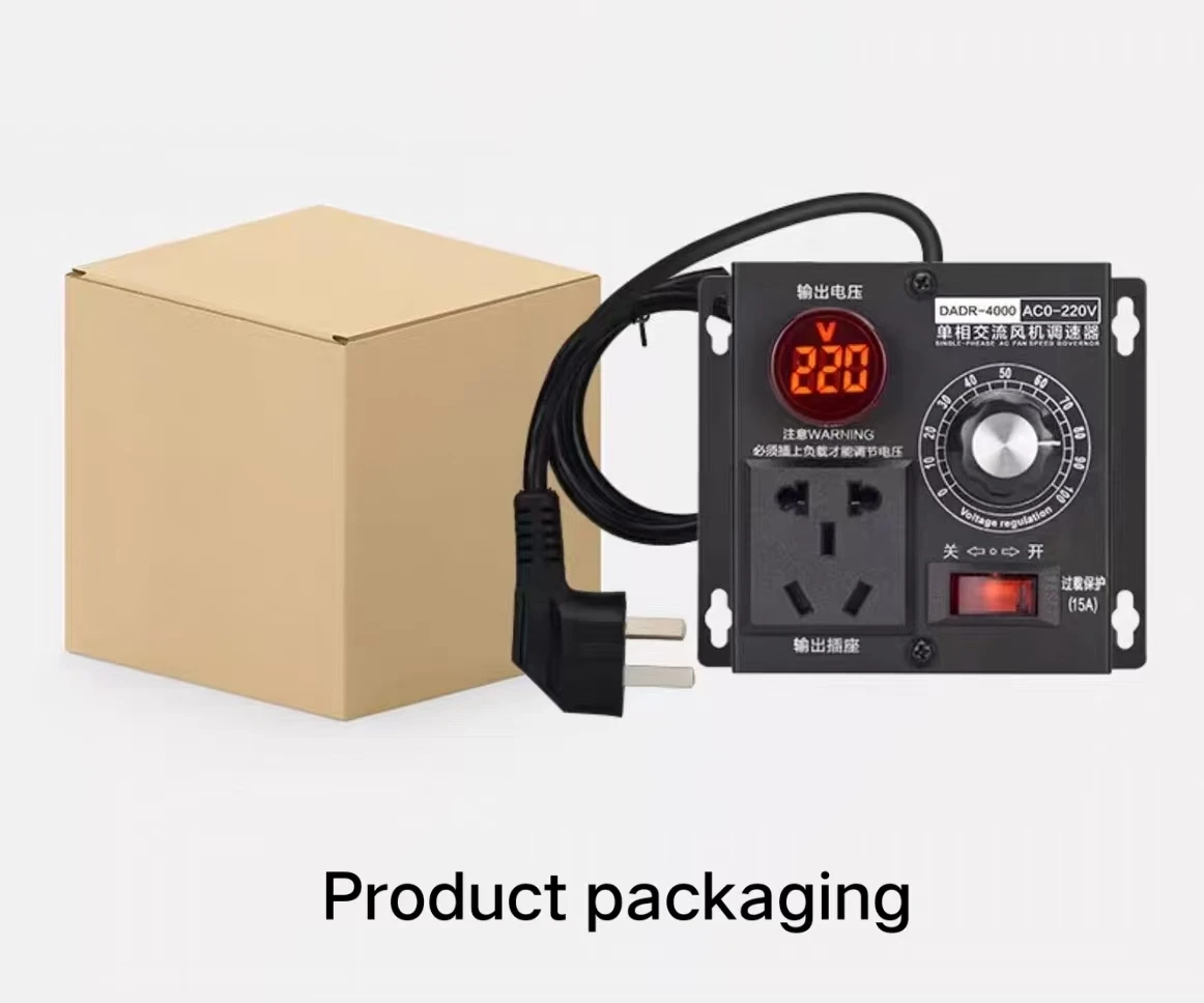 electronic voltage regulator 220V fan Angle grinder fan governor temperature control Dimming voltage regulator