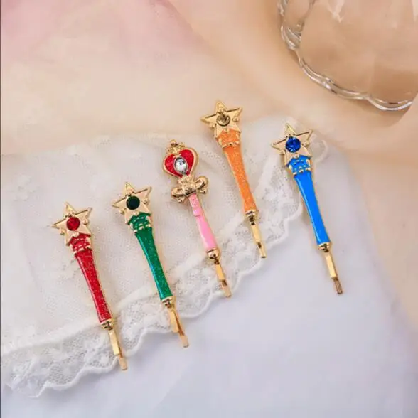 wholesale fashion girls crystal hair clips metal hair clips bling hair clips for women girls accessories