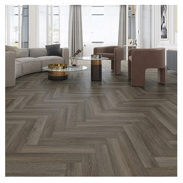 pvc herringbone vinyl plank floor luxury vinyl tile no adhesive staylock perforated tiles SPC herringbone floor
