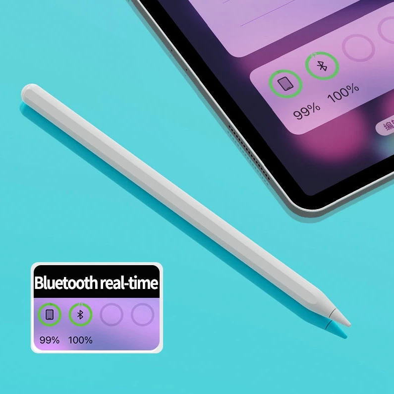 Wholesale New automatically wireless charging active stylus pen with attached magnetically to compatible  iPad