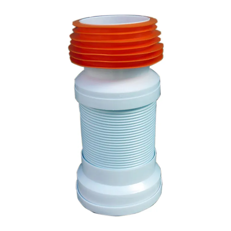 New PVC yellow toilet waste flexible closestool sewer pipe