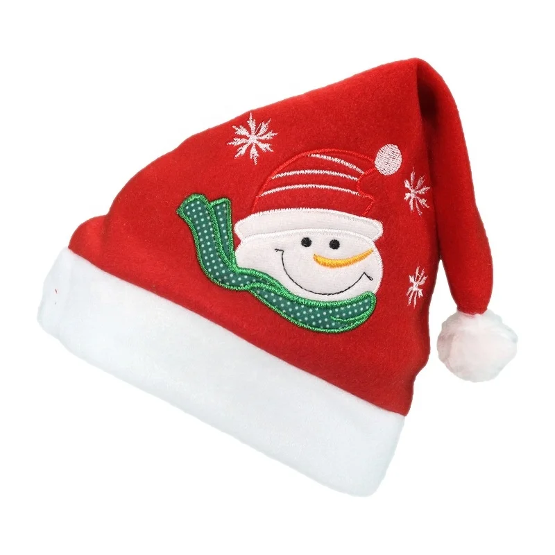 Wholesale Christmas Hats Snowman Merry Christmas Warm Hats Festival Headwear New Year Home Party Decoration La Navidad