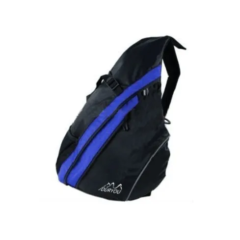 Single strap inclined shoulder sports backpack
