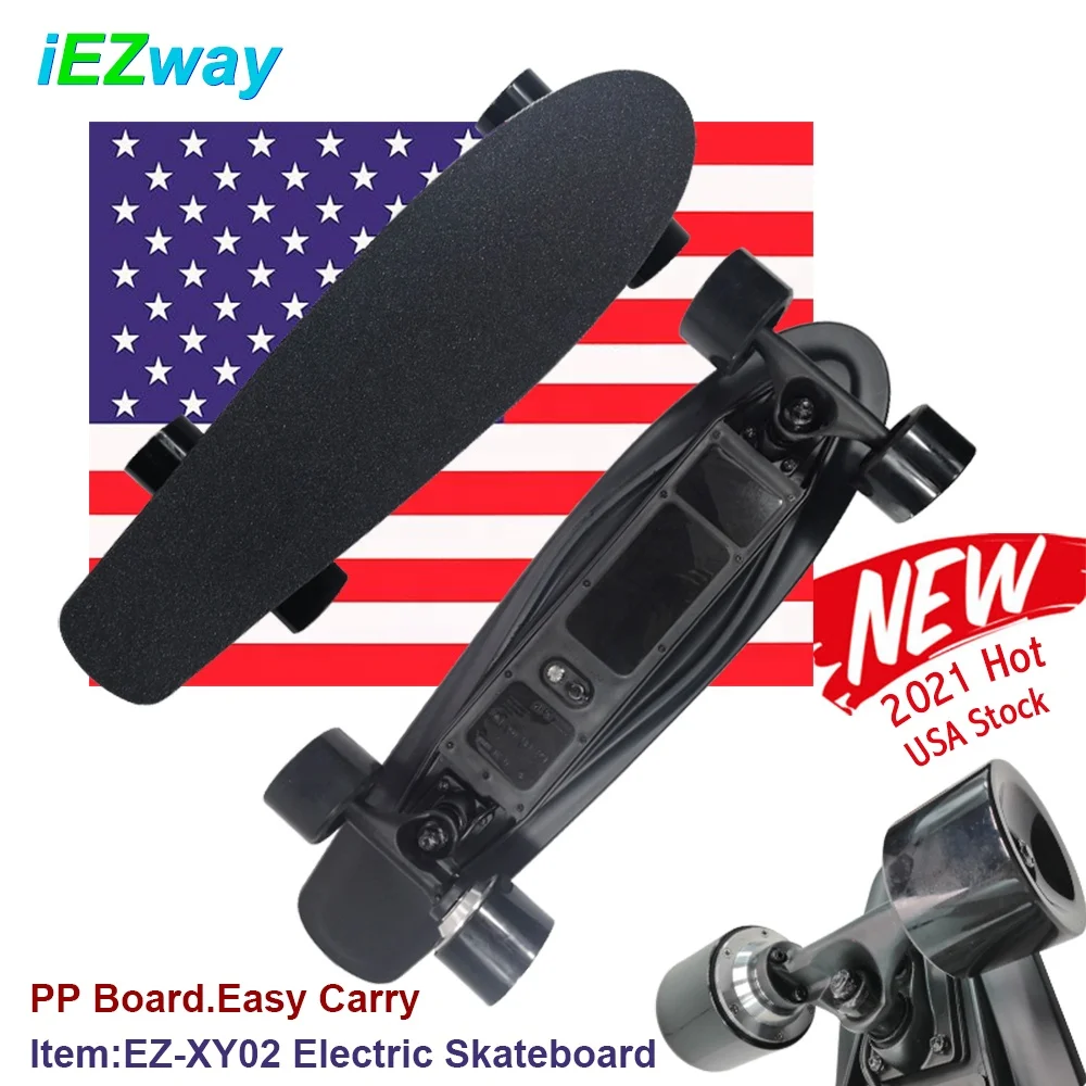 2021 iEZway Китайская Фабрика Прямая поставка со склада в сша 350 Вт четырехколесный Электрический скейтборд для взрослых