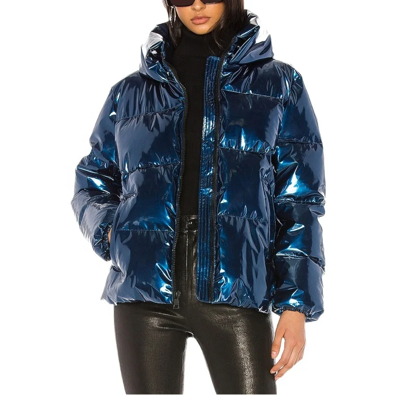 2022 new designs wholesale high quality custom women winter coat warm thick puffer jacket