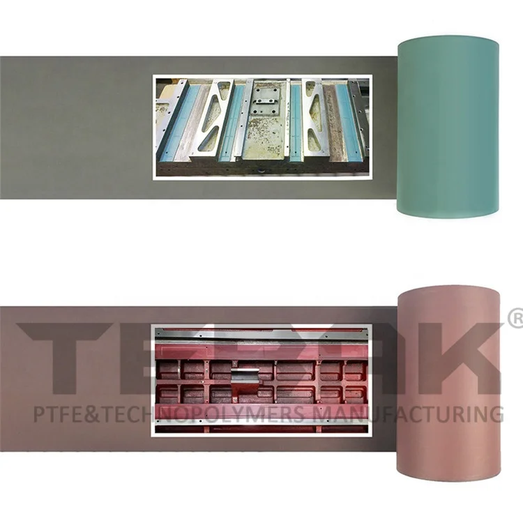 China High Temperature PTFE Turcite B Sheet With Glue