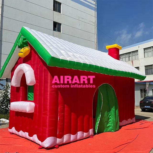 Christmas Decoration,Giant Inflatable Christmas House, Outdoor Camping Tent House