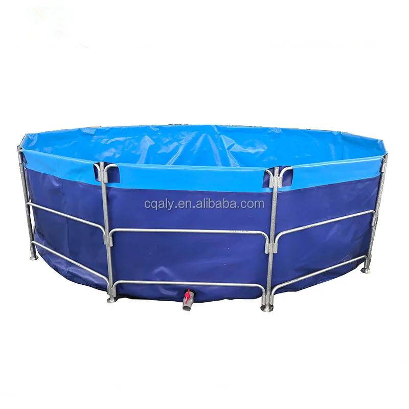 Поставщик Ailinyou оптовая продажа большой круглый ПВХ брезент для аквакультуры biocloc Tilapia RAS выращивание рыбы 20000 литр