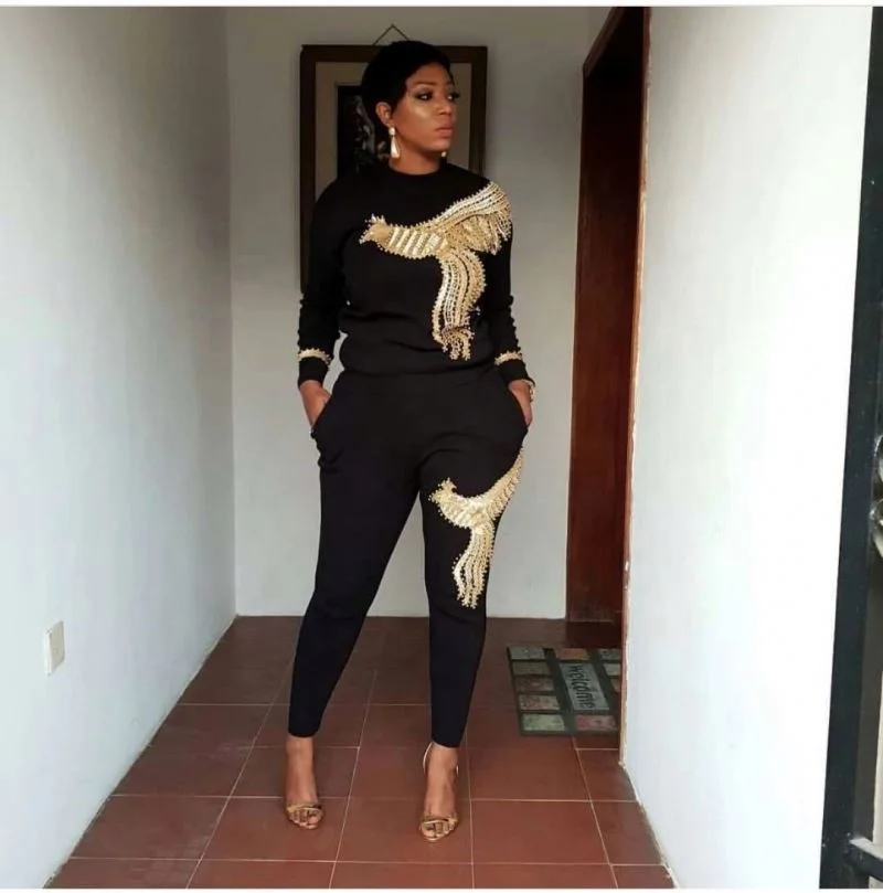 
plus size women clothing fashion 2020 spring two piece sets top and pants graphic 